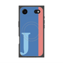 プレミアムスクエアケース with MagSafe［ オリジナル - initial color line - J blue ］