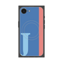 プレミアムスクエアケース with MagSafe［ オリジナル - initial color line - J blue ］