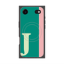 プレミアムスクエアケース with MagSafe［ オリジナル - initial color line - J green ］