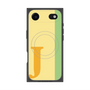 プレミアムスクエアケース with MagSafe［ オリジナル - initial color line - J yellow ］