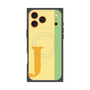 プレミアムスクエアケース with MagSafe［ オリジナル - initial color line - J yellow ］