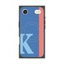 プレミアムスクエアケース with MagSafe［ オリジナル - initial color line - K blue ］