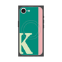 プレミアムスクエアケース with MagSafe［ オリジナル - initial color line - K green ］