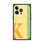 プレミアムスクエアケース with MagSafe［ オリジナル - initial color line - K yellow ］
