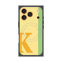 プレミアムスクエアケース with MagSafe［ オリジナル - initial color line - K yellow ］