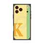 プレミアムスクエアケース with MagSafe［ オリジナル - initial color line - K yellow ］