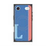 プレミアムスクエアケース with MagSafe［ オリジナル - initial color line - L blue ］