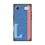 プレミアムスクエアケース with MagSafe［ オリジナル - initial color line - L blue ］