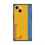 プレミアムスクエアケース with MagSafe［ オリジナル - initial color line - L orange ］