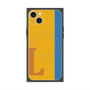 プレミアムスクエアケース with MagSafe［ オリジナル - initial color line - L orange ］