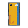 プレミアムスクエアケース with MagSafe［ オリジナル - initial color line - L orange ］