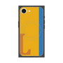 プレミアムスクエアケース with MagSafe［ オリジナル - initial color line - L orange ］