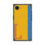 プレミアムスクエアケース with MagSafe［ オリジナル - initial color line - L orange ］
