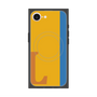 プレミアムスクエアケース with MagSafe［ オリジナル - initial color line - L orange ］
