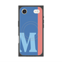 プレミアムスクエアケース with MagSafe［ オリジナル - initial color line - M blue ］
