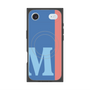 プレミアムスクエアケース with MagSafe［ オリジナル - initial color line - M blue ］