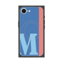 プレミアムスクエアケース with MagSafe［ オリジナル - initial color line - M blue ］