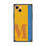 プレミアムスクエアケース with MagSafe［ オリジナル - initial color line - M orange ］