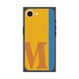 プレミアムスクエアケース with MagSafe［ オリジナル - initial color line - M orange ］