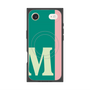 プレミアムスクエアケース with MagSafe［ オリジナル - initial color line - M green ］