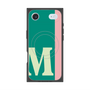 プレミアムスクエアケース with MagSafe［ オリジナル - initial color line - M green ］