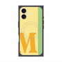 プレミアムスクエアケース with MagSafe［ オリジナル - initial color line - M yellow ］
