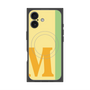 プレミアムスクエアケース with MagSafe［ オリジナル - initial color line - M yellow ］
