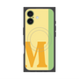 プレミアムスクエアケース with MagSafe［ オリジナル - initial color line - M yellow ］