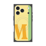 プレミアムスクエアケース with MagSafe［ オリジナル - initial color line - M yellow ］