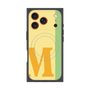 プレミアムスクエアケース with MagSafe［ オリジナル - initial color line - M yellow ］