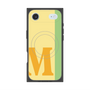 プレミアムスクエアケース with MagSafe［ オリジナル - initial color line - M yellow ］