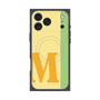プレミアムスクエアケース with MagSafe［ オリジナル - initial color line - M yellow ］