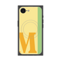 プレミアムスクエアケース with MagSafe［ オリジナル - initial color line - M yellow ］