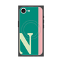 プレミアムスクエアケース with MagSafe［ オリジナル - initial color line - N green ］