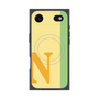 プレミアムスクエアケース with MagSafe［ オリジナル - initial color line - N yellow ］