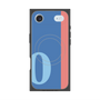 プレミアムスクエアケース with MagSafe［ オリジナル - initial color line - O blue ］