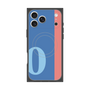 プレミアムスクエアケース with MagSafe［ オリジナル - initial color line - O blue ］