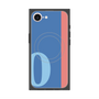 プレミアムスクエアケース with MagSafe［ オリジナル - initial color line - O blue ］