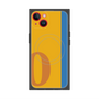 プレミアムスクエアケース with MagSafe［ オリジナル - initial color line - O orange ］