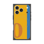 プレミアムスクエアケース with MagSafe［ オリジナル - initial color line - O orange ］