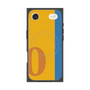 プレミアムスクエアケース with MagSafe［ オリジナル - initial color line - O orange ］