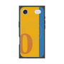 プレミアムスクエアケース with MagSafe［ オリジナル - initial color line - O orange ］