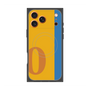 プレミアムスクエアケース with MagSafe［ オリジナル - initial color line - O orange ］