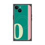 プレミアムスクエアケース with MagSafe［ オリジナル - initial color line - O green ］