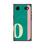 プレミアムスクエアケース with MagSafe［ オリジナル - initial color line - O green ］