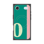 プレミアムスクエアケース with MagSafe［ オリジナル - initial color line - O green ］