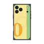 プレミアムスクエアケース with MagSafe［ オリジナル - initial color line - O yellow ］