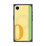 プレミアムスクエアケース with MagSafe［ オリジナル - initial color line - O yellow ］