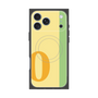 プレミアムスクエアケース with MagSafe［ オリジナル - initial color line - O yellow ］