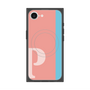 プレミアムスクエアケース with MagSafe［ オリジナル - initial color line - P pink ］
